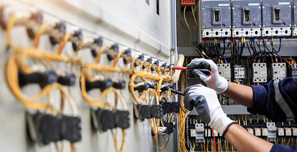 Professional Electrician technician working in Concord, NC